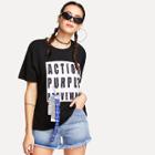 Shein Letter Print Patch T-shirt