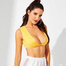 Shein Open Front Crop Shell Top