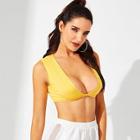 Shein Open Front Crop Shell Top