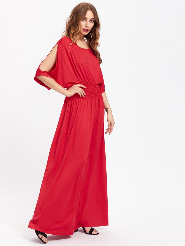 Shein Split Sleeve Full Length Kaftan Dress