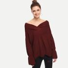Shein Bell Sleeve Bardot Jumper