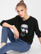 Shein Figure Print Sweatshirt