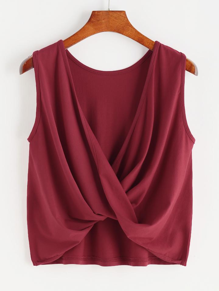 Shein Drape Back Tank Top