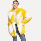 Shein Pocket Side Faux Fur Coat