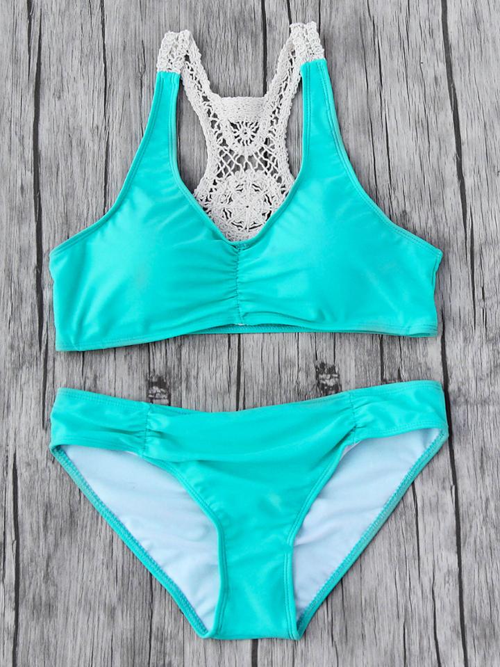 Shein Crochet Back Bikini Set