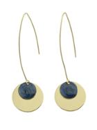 Shein Navyblue Round Party Female Earrings