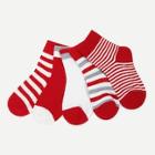 Shein Toddler Kids Striped Socks 5pairs