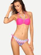 Shein Hot Pink Mix & Match Bikini Set