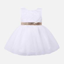 Shein Girls Contrast Sequin Bow Tie