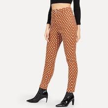 Shein High Waist Polka Dot Print Pants