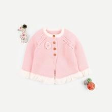 Shein Toddler Girls Ruffle Hem Sweater Coat