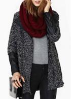 Rosewe Fine Quality Long Sleeve Zipper Closure Black Coat