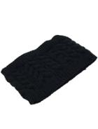 Shein Black Cable Knit Hat