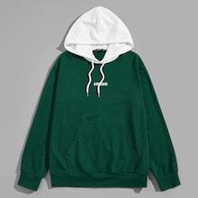 Shein Men Pocket Front Drawstring Hoodie