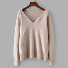 Shein Rib Hem Drop Shoulder Sweater