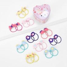 Shein Toddler Girls Flower & Star Decorated Hair Tie 20pcs