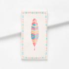 Shein Feather Print Glasses Case