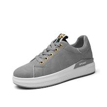 Shein Round Toe Lace Up Low Top Sneakers