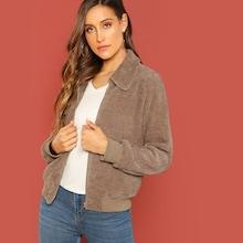 Shein Ziper Up Bomber Jacket