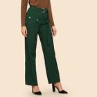 Shein 70s Pocket Patched Solid Pants