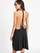 Shein Braided Open Back Halter Dress