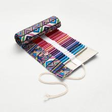 Shein 36 Hole Aztec Roll Up Bag
