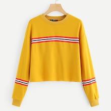 Shein Striped Print Pullover