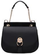 Shein Black Magnetic Chain Shoulder Bag