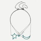 Shein Moon & Star Chain Necklace Set 3pcs