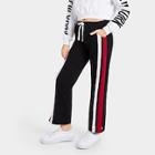 Shein Girls Slit Hem Cut-and-sew Sweatpants