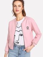 Shein O-ring Zip Bomber Jacket