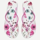 Shein Floral Toe Post Sandals
