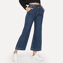 Shein High Waist Flare Hem Jeans