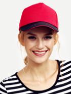 Shein Red Casual Cotton Baseball Hat
