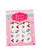 Shein Horse And Heart Pattern Cute Nail Sticker