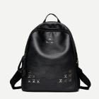 Shein Metal Detail Pu Backpack