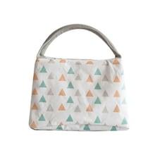 Shein Triangle Print Lunch Storage Bag
