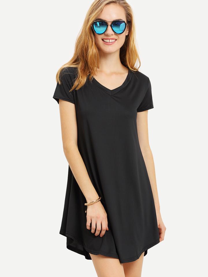 Shein V-neck Swing Dress