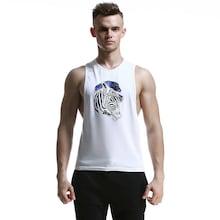 Shein Men Zebra Print Tank Top