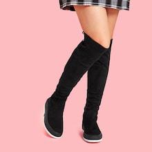 Shein Lace-up Back Flat Boots