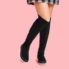 Shein Lace-up Back Flat Boots