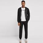 Shein Men Zip Up Hooded Jacket & Pants Set