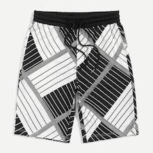 Shein Men Mixed Striped Shorts