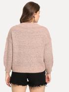 Shein Plus V-neck Tunic Jumper