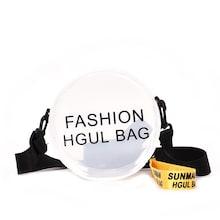 Shein Slogan Print Round Shaped Bag