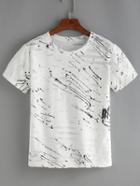 Shein Graffiti Print T-shirt