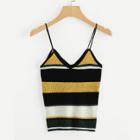 Shein Striped Ribbed Cami Top