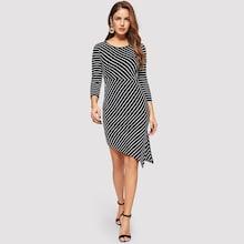Shein Split Striped Dress