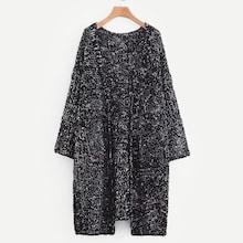 Shein Space Dye Slit Side Cardigan
