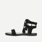 Shein Tassel Tie Design Flat Sandals